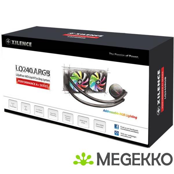 Grote foto xilence lq240 argb led computers en software overige computers en software
