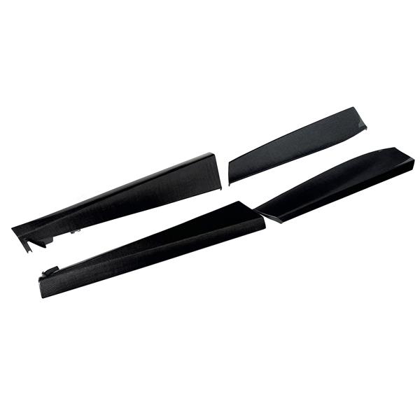 Grote foto dit betreft een set ferrari purosangue carbon oem style carbon side skirt extensions auto onderdelen tuning en styling