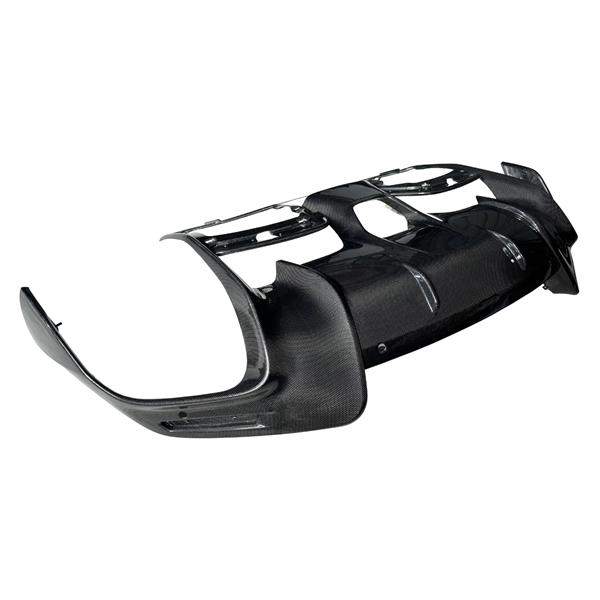Grote foto dit betreft een ferrari purosangue carbon oem style diffuser achterbumper auto onderdelen tuning en styling