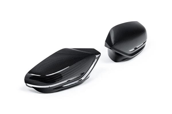 Grote foto dit betreft een set bmw g80 g81 m3 g82 g83 m4 g87 m2 carbon alpha n spiegelkappen auto onderdelen tuning en styling