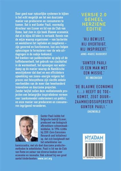 Grote foto blauwe economie boeken politiek en maatschappij