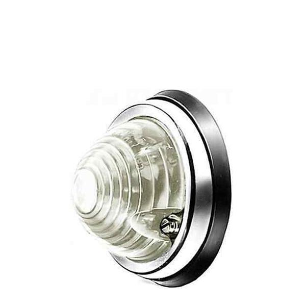 Grote foto hella breedtelicht rond opbouw wit onderplaat zwart caravans en kamperen caravan accessoires