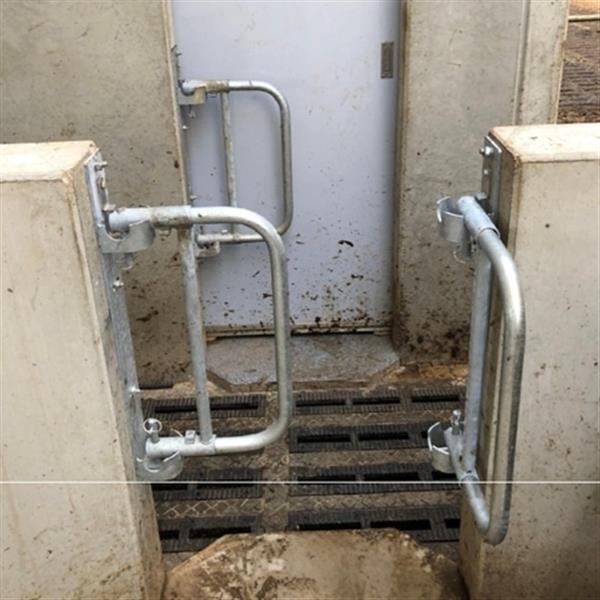 Grote foto draaibare toegangsbeugel voor standpaal dieren en toebehoren runderen