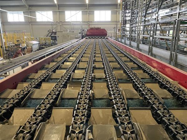 Grote foto aweta rollerstar 6 35 1 compleet met 2 palletiseerders omsnoeringsmachine en dozenbuffer agrarisch tuinbouw
