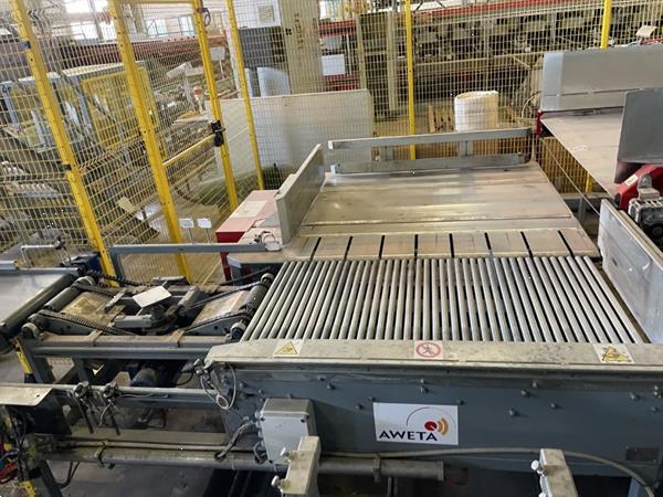 Grote foto aweta rollerstar 6 35 1 compleet met 2 palletiseerders omsnoeringsmachine en dozenbuffer agrarisch tuinbouw