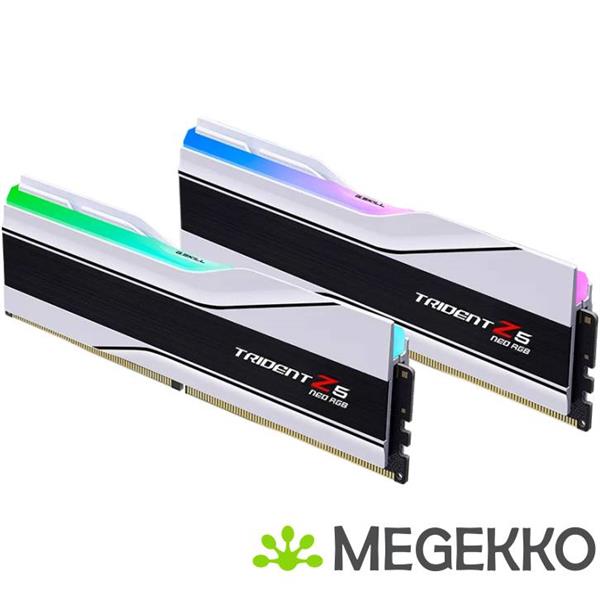 Grote foto g.skill trident z neo f5 8400j4052g24gx2 tz5rw geheugenmodule 48 gb 2 x 24 gb ddr5 8400 mhz computers en software overige computers en software