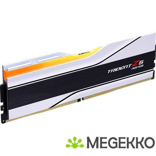 Grote foto g.skill trident z neo f5 8400j4052g24gx2 tz5rw geheugenmodule 48 gb 2 x 24 gb ddr5 8400 mhz computers en software harde schijven