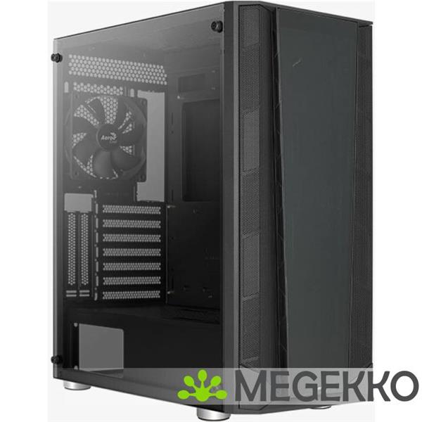 Grote foto aerocool prism g bk v1 midi tower zwart computers en software behuizingen en kasten