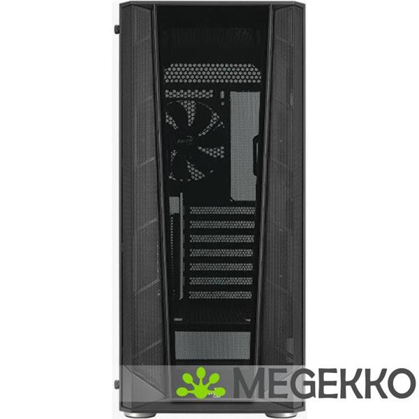 Grote foto aerocool prism g bk v1 midi tower zwart computers en software behuizingen en kasten