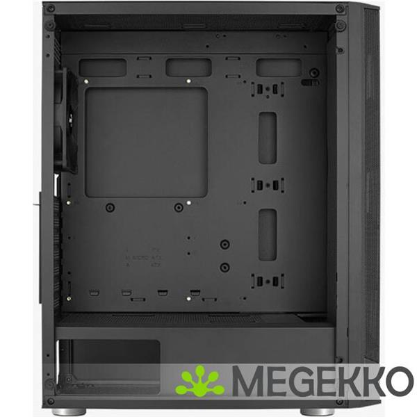 Grote foto aerocool prism g bk v1 midi tower zwart computers en software behuizingen en kasten