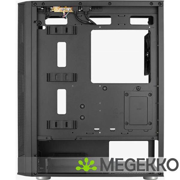 Grote foto aerocool prism g bk v1 midi tower zwart computers en software behuizingen en kasten