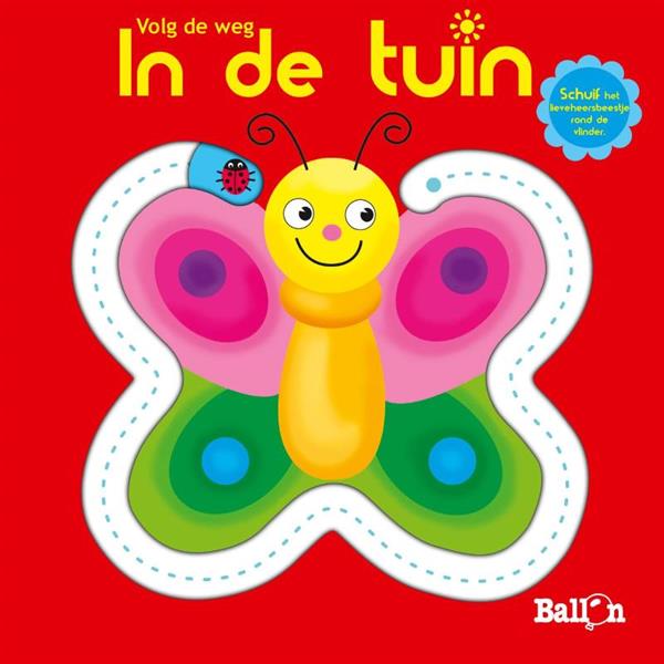 Grote foto in de tuin volg de weg 0 boeken jeugd 13 jaar en ouder