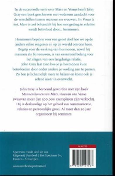 Grote foto venus is hot mars is cool boeken psychologie