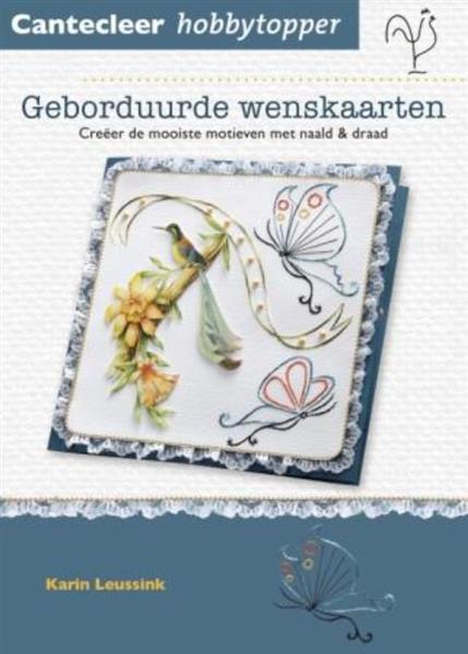 Grote foto cantecleer hobbytopper geborduurde wenskaarten cantecleer hobbytopper boeken hobby en vrije tijd