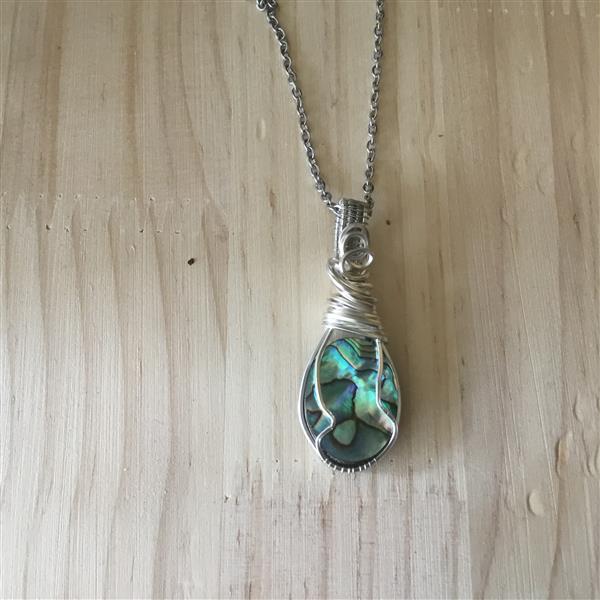 Grote foto abalone ketting sieraden tassen en uiterlijk kettingen