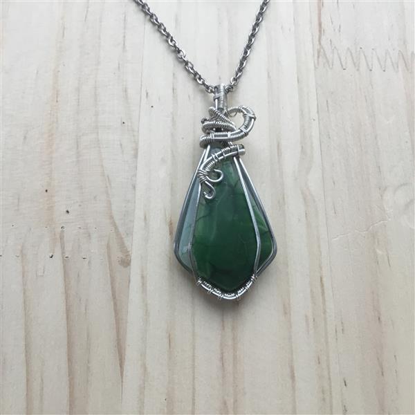 Grote foto agaat ketting sieraden tassen en uiterlijk kettingen