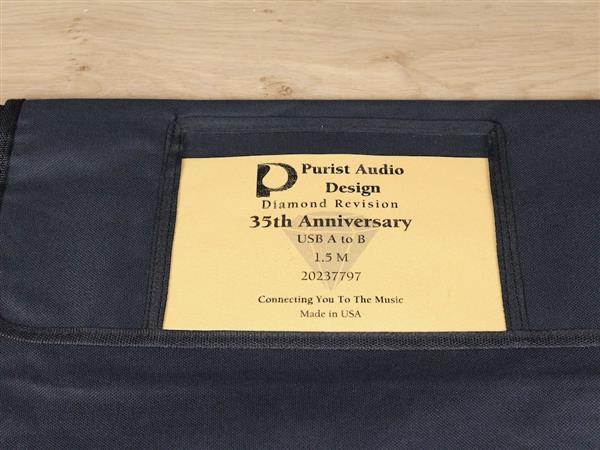 Grote foto purist audio design 35th anniversary diamond revision usb cable 1 5 metre audio tv en foto onderdelen en accessoires