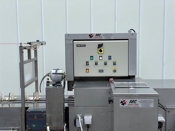 Grote foto arc ipe bosmachine voor kruiden en asperges agrarisch tuinbouw