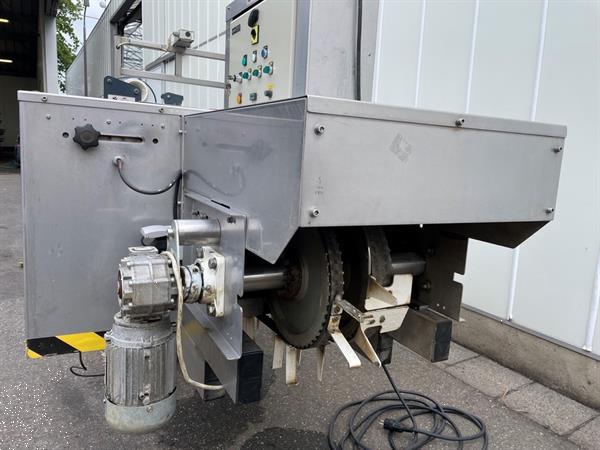 Grote foto arc ipe bosmachine voor kruiden en asperges agrarisch tuinbouw