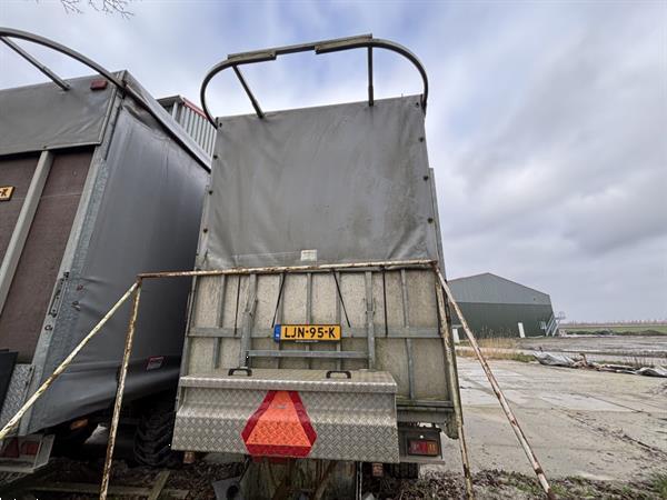 Grote foto mulder dshw oogstwagen 12 pallets agrarisch aanhangwagens