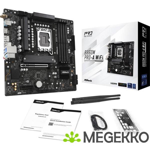 Grote foto asrock b860m pro a wifi computers en software moederborden