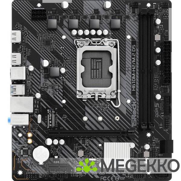 Grote foto asrock h610m h2 m.2 d5 computers en software moederborden