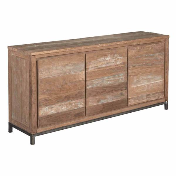 Grote foto dressoir venetie 180 cm gerecycled teakhout huis en inrichting eettafels