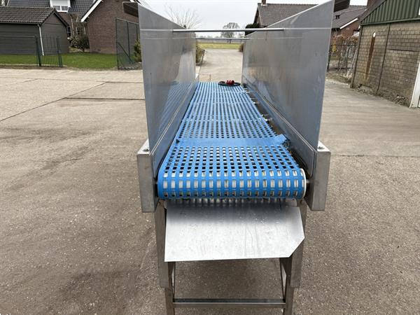 Grote foto rvs schudband spinazie agrarisch tuinbouw