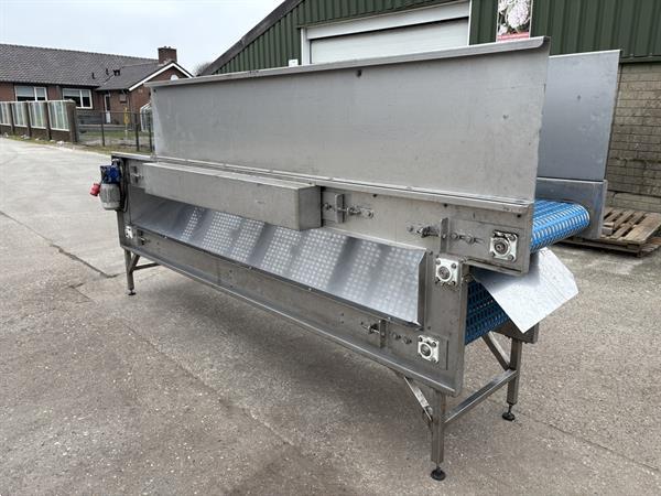 Grote foto rvs schudband spinazie agrarisch tuinbouw