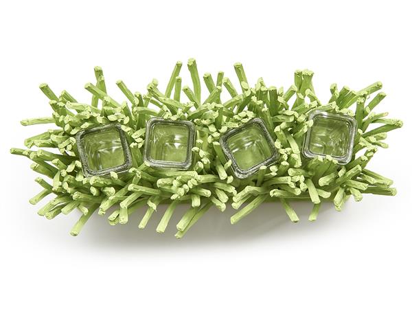 Grote foto takkenframe met 4 vaasje grass matcha groen 23 5 x 7 5 x 20 cm 23 5x7 5x20cm verzamelen overige verzamelingen