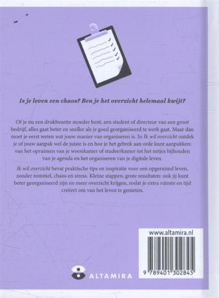 Grote foto ik wil overzicht ik wil... serie boeken psychologie