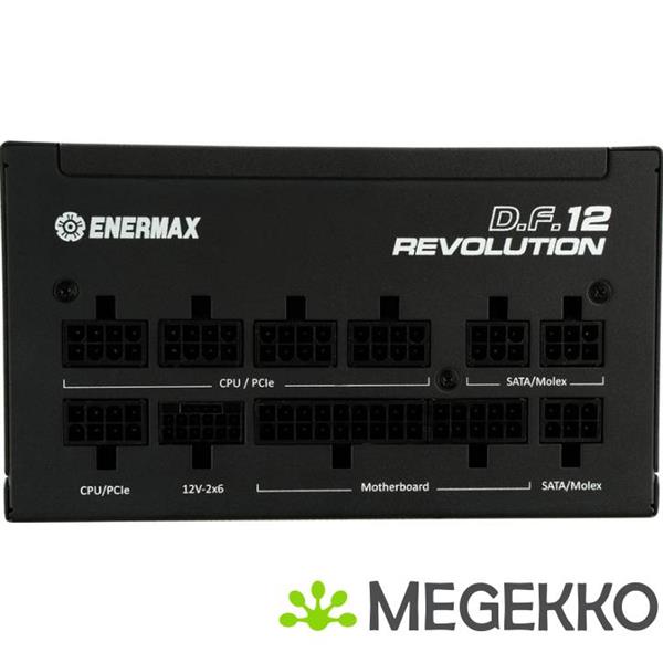 Grote foto enermax revolution d.f.12 power supply unit 850w zwart computers en software overige