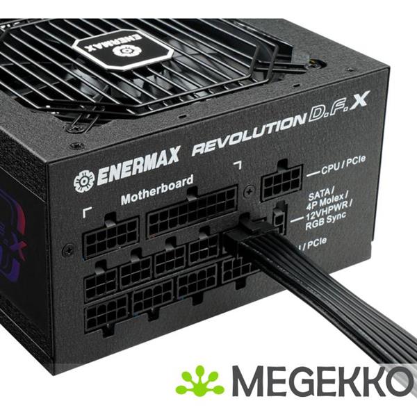 Grote foto enermax revolution dfx power supply unit 1200w zwart computers en software overige