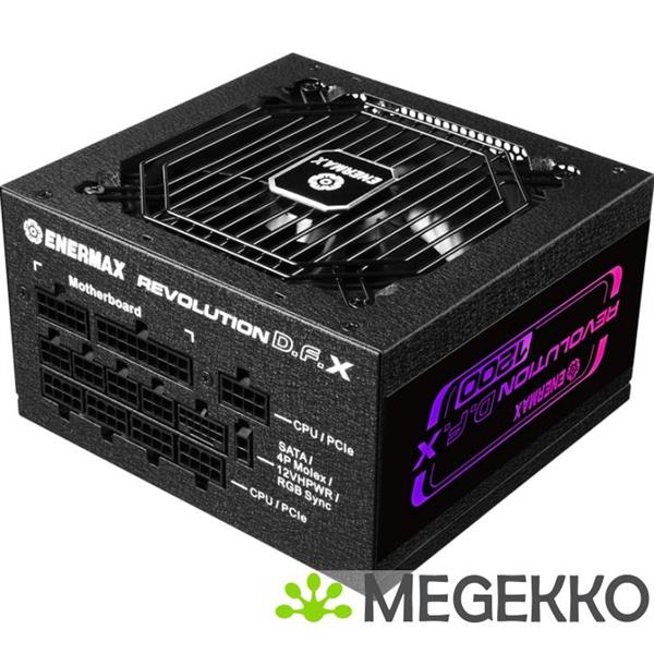 Grote foto enermax revolution dfx power supply unit 1200w zwart computers en software overige