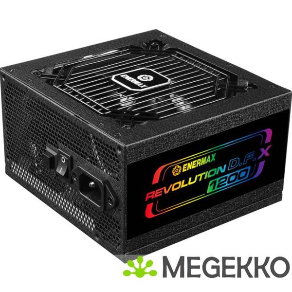 Grote foto enermax revolution dfx power supply unit 1200w zwart computers en software overige