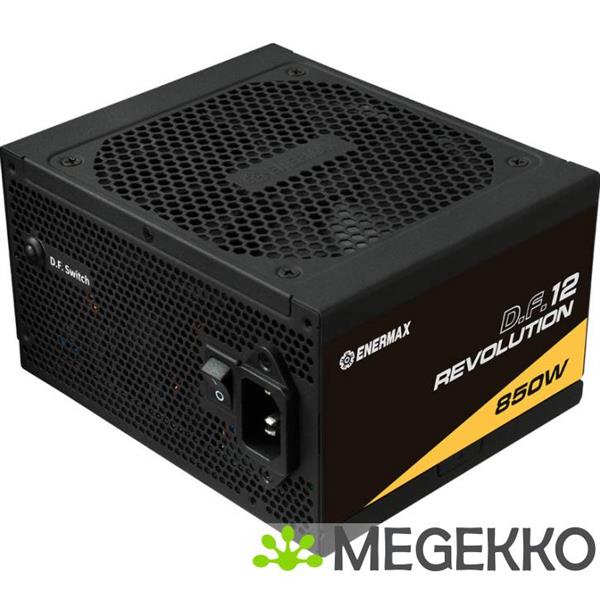 Grote foto enermax revolution d.f.12 power supply unit 850w zwart computers en software overige