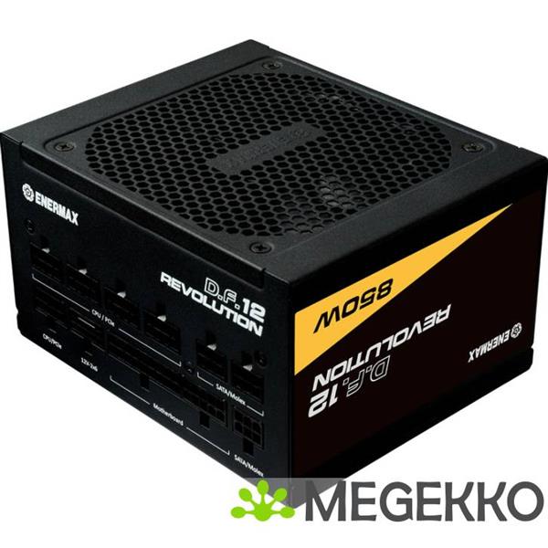 Grote foto enermax revolution d.f.12 power supply unit 850w zwart computers en software overige