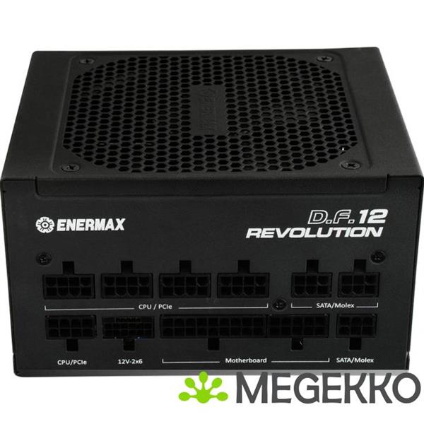 Grote foto enermax revolution d.f.12 power supply unit 850w zwart computers en software overige
