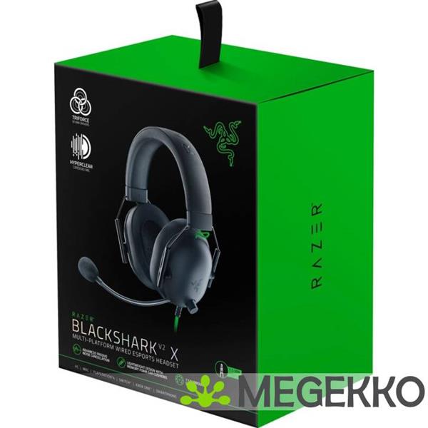 Grote foto razer blackshark v2 x bedrade gaming headset audio tv en foto koptelefoons