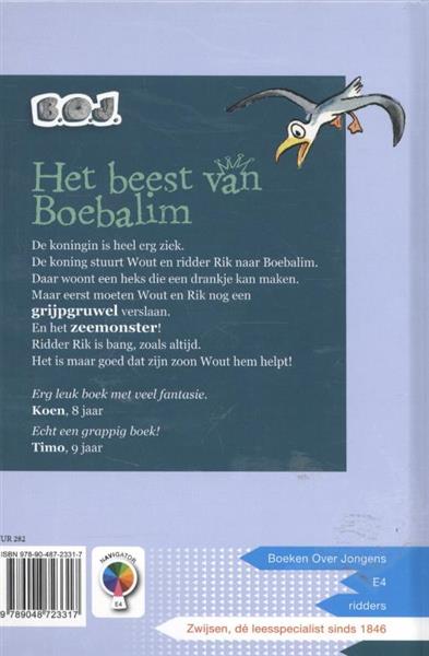 Grote foto het beest van boebalim b.o.j. boeken jeugd 13 jaar en ouder