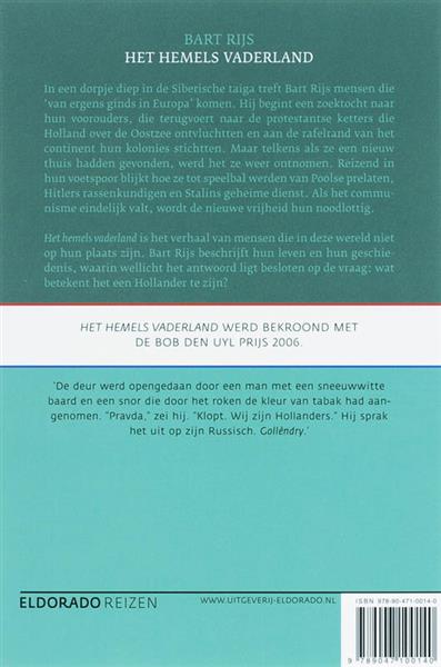 Grote foto hemels vaderland eldorado boeken overige boeken