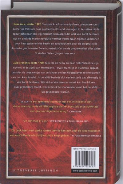Grote foto de acht boeken thrillers