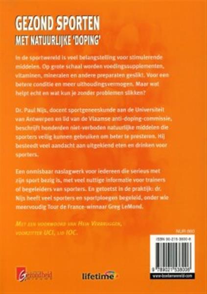 Grote foto gezond sporten met natuurlijke doping boeken gezondheid en voeding