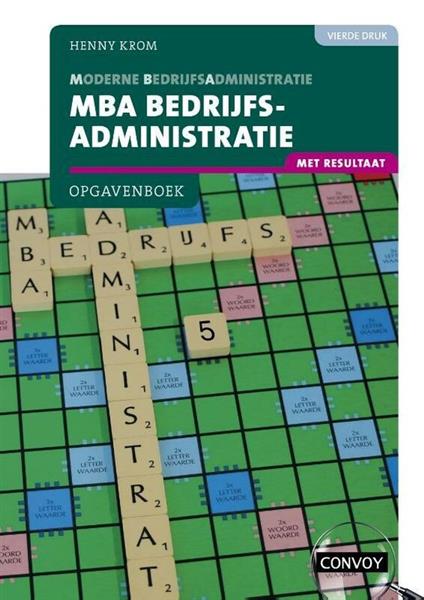 Grote foto mba bedrijfsadministratie met resultaat boeken overige boeken