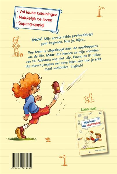 Grote foto mijn eerste profwedstrijd het voetbaldagboek van tom 2 boeken jeugd 13 jaar en ouder