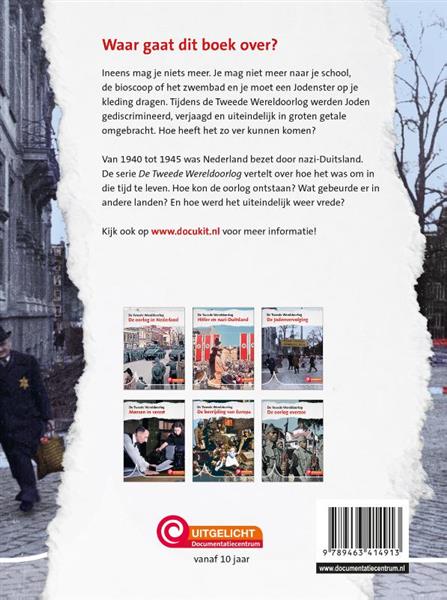 Grote foto de jodenvervolging de tweede wereldoorlog 3 boeken jeugd 13 jaar en ouder