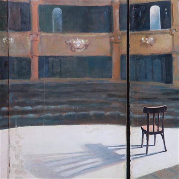 Grote foto rotterdamse geschiedenis reusachtig schilderij periact 6 delen 3 voorstellingen . geschilderd in 1 antiek en kunst overige in antiek gebruiksvoorwerpen