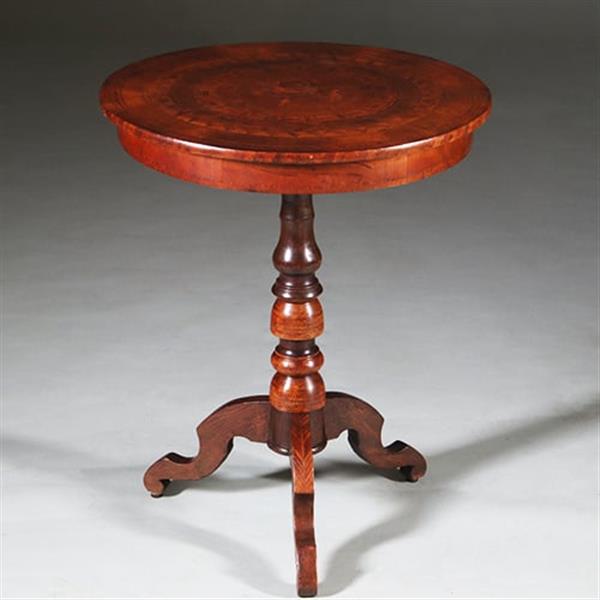 Grote foto sorrento bijzettafel lampetafel ca 1875 rijk ingelegd in het centrum vogels no.270155 antiek en kunst stoelen en banken