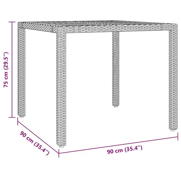 Grote foto vidaxl 3 delige bistroset met kussens poly rattan zwart tuin en terras tuinmeubelen
