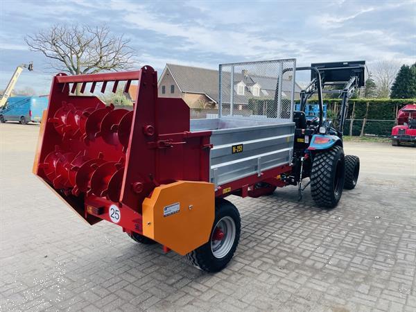 Grote foto mini compact mestverspreider nieuw agrarisch strooiers